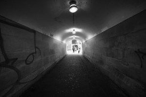 Walk towards the light.