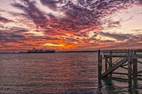Sunrise Torpedo Bay (Not long exposure)
